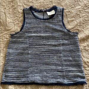Anthropologie Striped Sleeveless Top, Medium